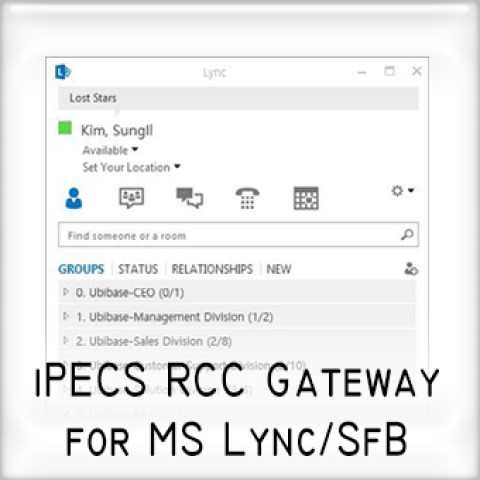 iPECS RCC Gateway for MS Lync/SfB